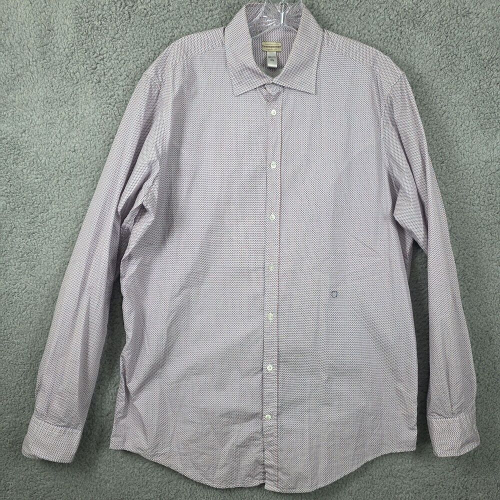 Massimo Alba Shirt Men's  Regular Fit Button Up Cotton Shirt Italy Size L